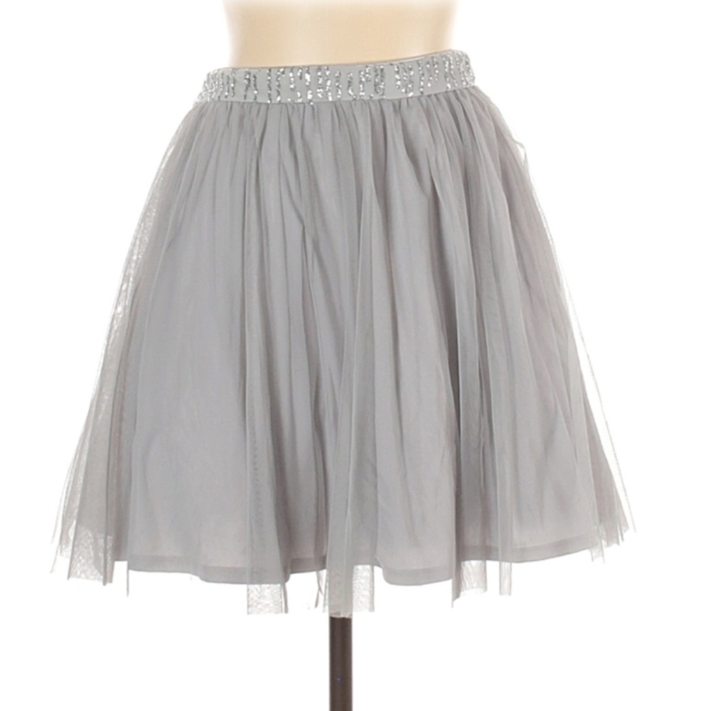 As U Wish Skirt | Size 11 | NWOT | Grey/ Silver